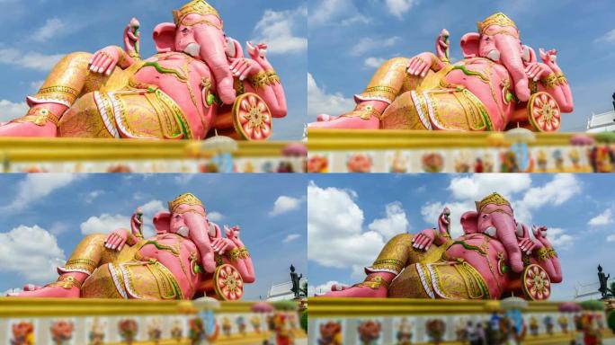 Pink Ganesh最大,泰国Chachoengsao