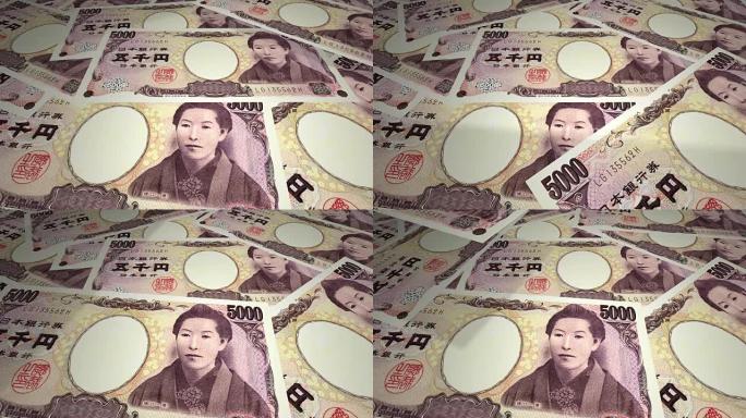 货币纸币日元货币纸币日元