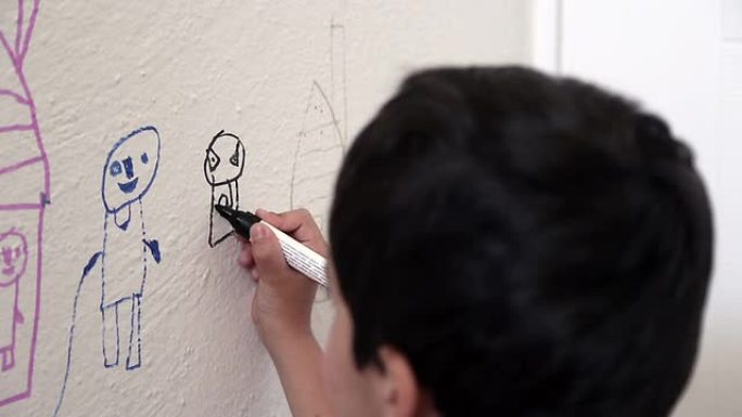 儿童绘画墙儿童绘画墙