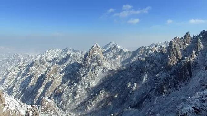 黄山4k雪景