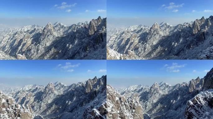 黄山4k雪景