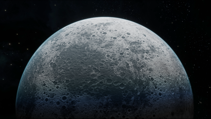 8K月球月亮星空月球表面探索月球宇宙星球
