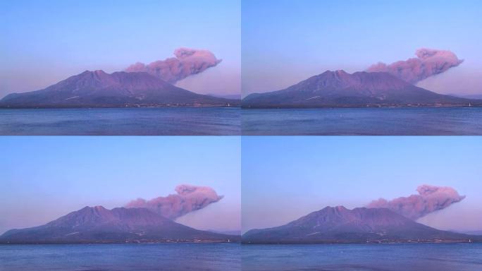 高清：樱岛火山爆发（视频）