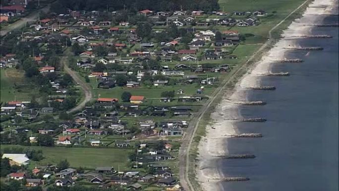 Saeby-鸟瞰图-北丹麦，丹麦
