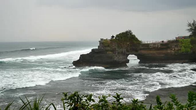 印度教的地方海神庙,巴厘岛印度尼西亚