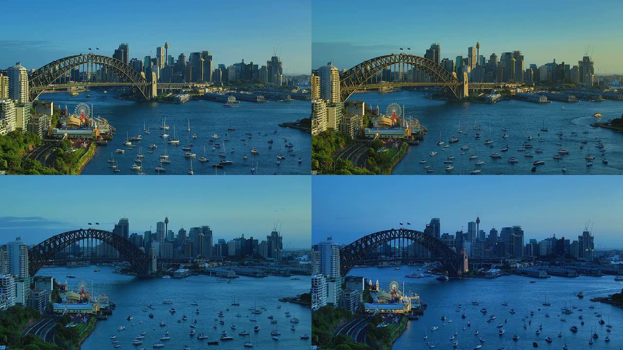 悉尼，澳大利亚日日夜夜时光流逝