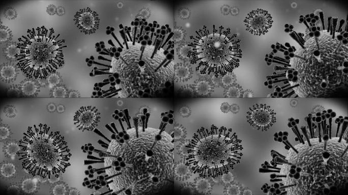猪流感病毒-微观动画2