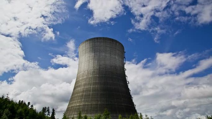 核电站电力核辐射白云