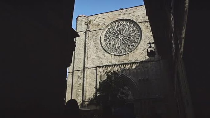 巴塞罗那哥特式区的圣玛丽亚教堂