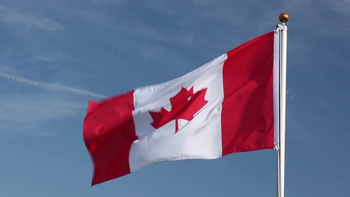 升起加拿大国旗加拿大国旗