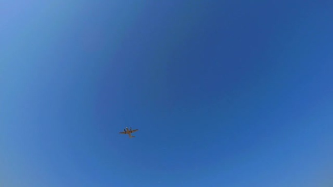 小型飞机起飞-4K-
