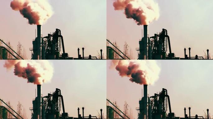 烟囱烟囱污染废气排放石化油化工火电