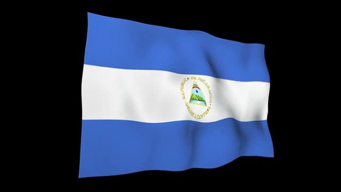 尼加拉瓜国旗风、国旗、旗帜
