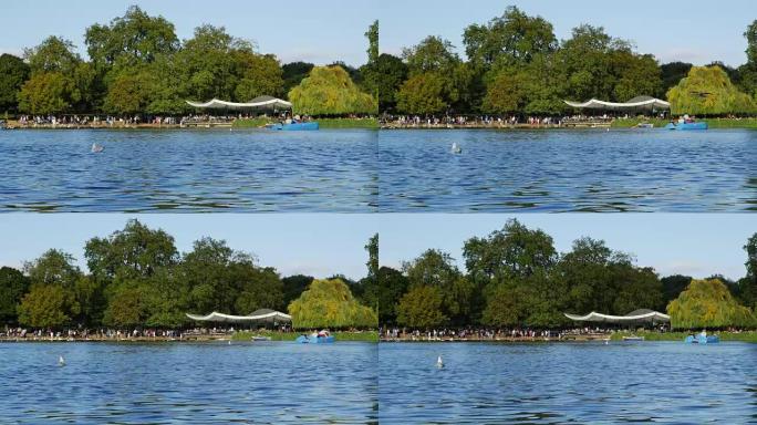 伦敦海德公园 (UHD) 的蛇形湖