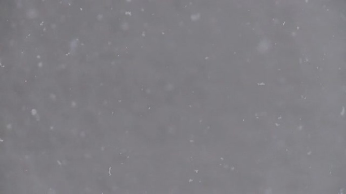 720p：灰色背景下的雪