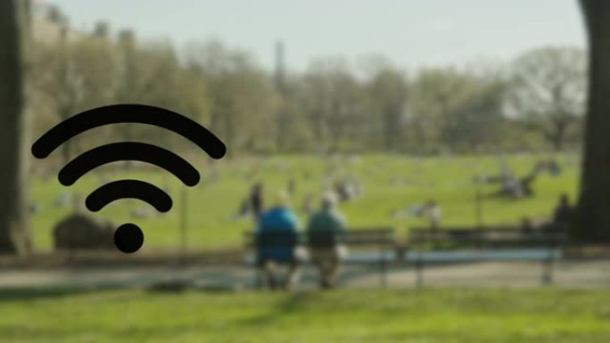 中央公园Wifi热点无线技术