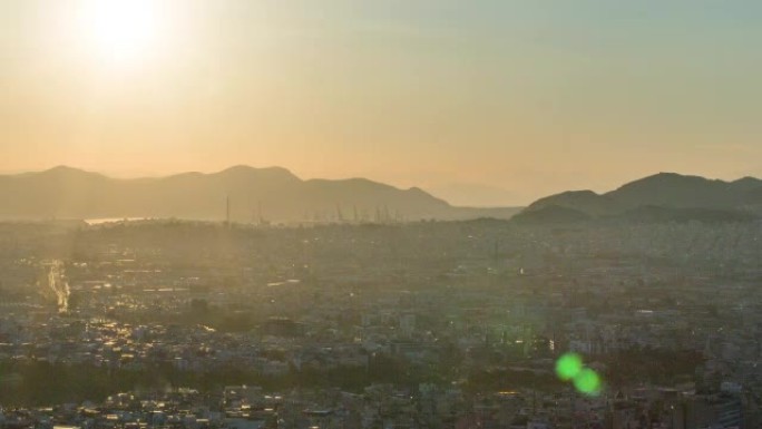 希腊雅典希腊大景希腊城市风光城市建设