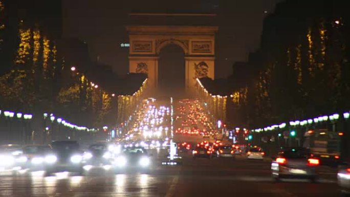 凯旋拱门-巴黎4K