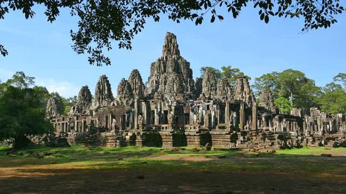 柬埔寨吴哥城的巴戎寺
