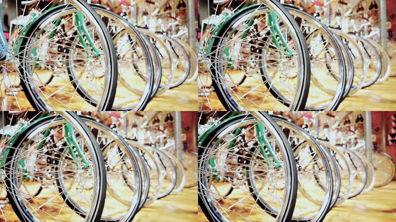 自行车商店里的自行车