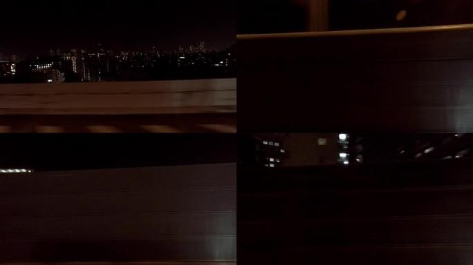 夜间驾驶-侧视图-4K-