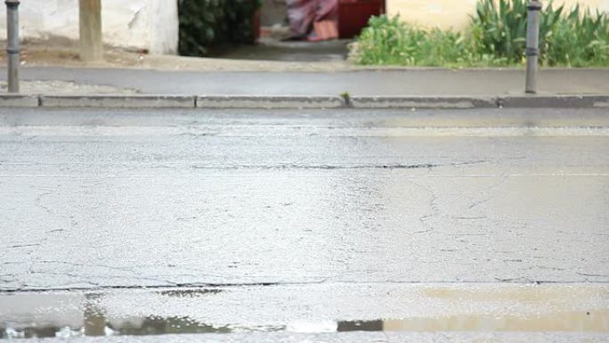 雨中的车辆交通全高清镜头