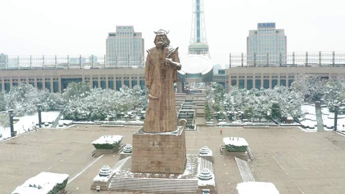 株洲地标雪景