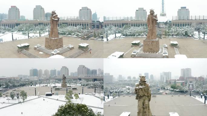 株洲地标雪景