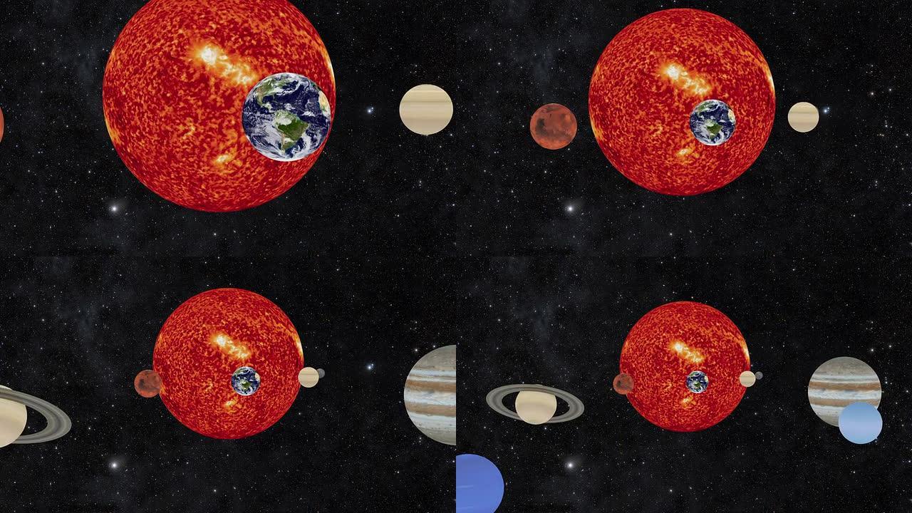 太阳系（三维动画）