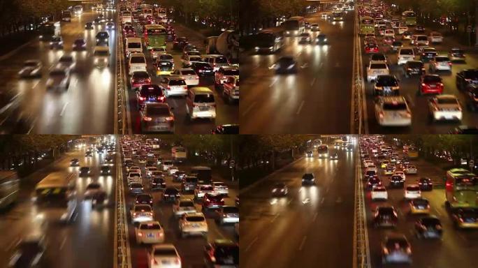 城市的高峰时间通勤