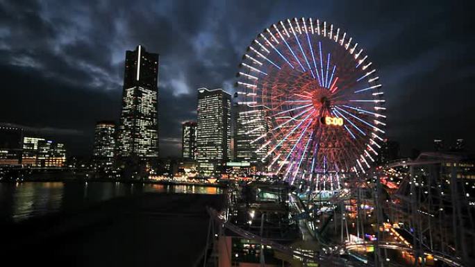 日本横滨夜景