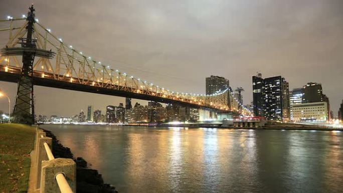 纽约市天际线：东河和曼哈顿上城区