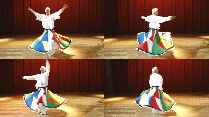 男子跳阿拉伯舞男子跳阿拉伯舞跳舞