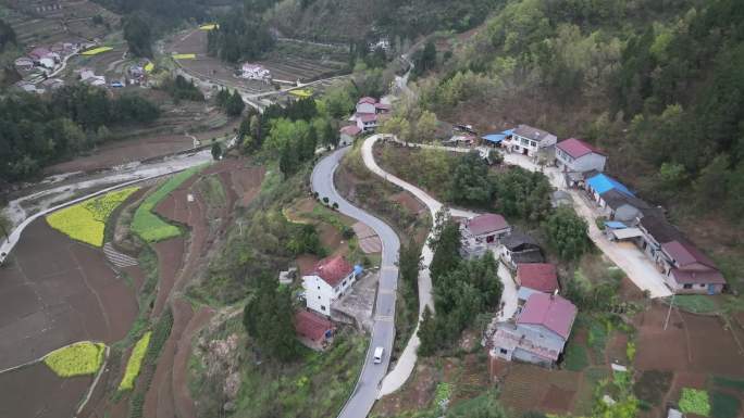 陕西省安康市石泉县汉江秦岭巴山大景航拍