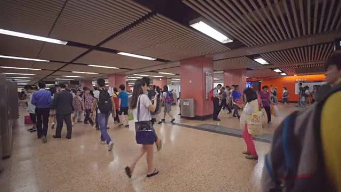 高清延时香港地铁香港地铁