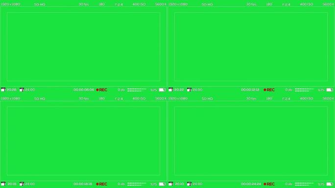 相机取景器记录色度绿色