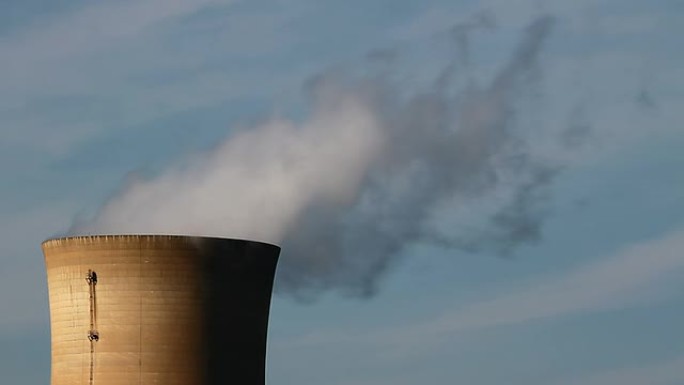 冷却核塔烟囱污染废气排放变暖化工火电
