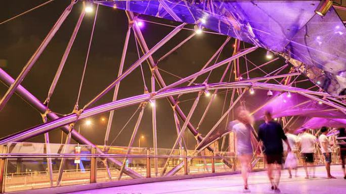 时间流逝：新加坡的螺旋桥