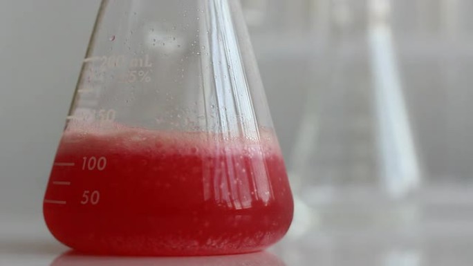 科学实验玻璃杯实验室化验药品