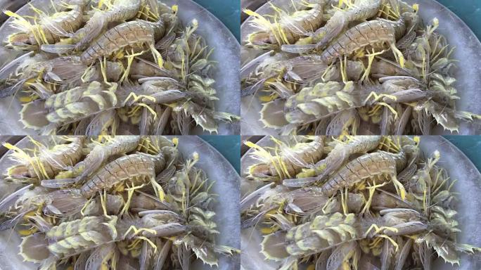 螳螂虾皮皮虾海鲜加工高蛋白食品