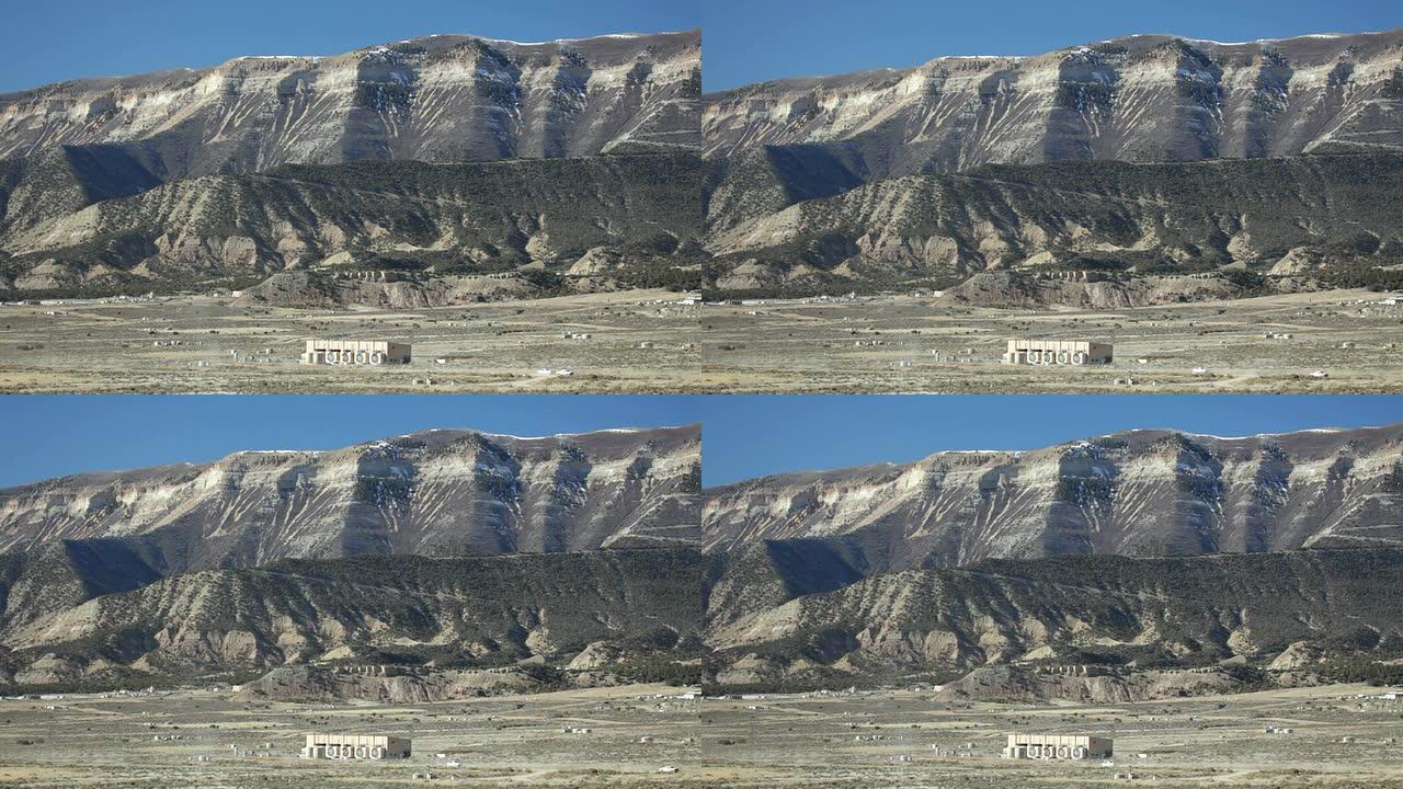 高清视频科罗拉多州70号州际公路Rifle附近的天然气田