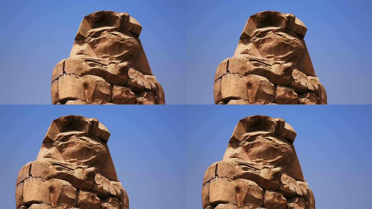 埃及卢克索的梅农雕塑巨像