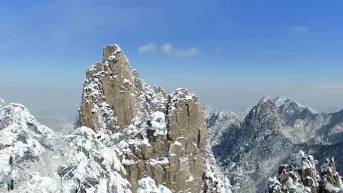 黄山4k雪景