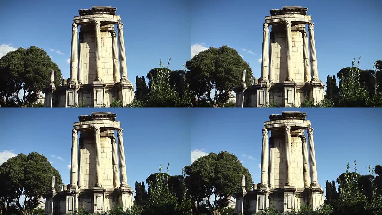 罗马古罗马广场: 维斯塔神庙