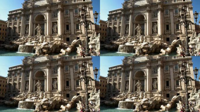 Fontana di Trevi喷泉罗马意大利