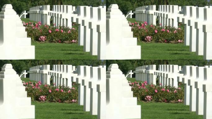 第二次世界大战美国公墓，法国滨海科勒维尔。