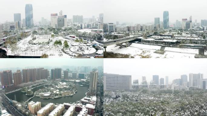 株洲地标雪景