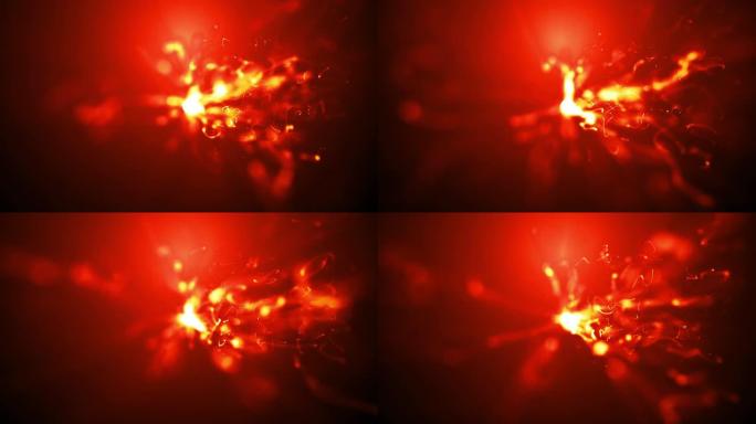 抽象火灾动画