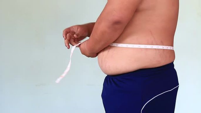 胖子的大肚子和卷尺