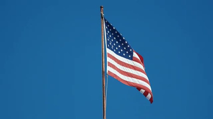 4K的美国国旗视频